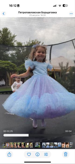 Нарядна пишна сукня 104-110 розмір