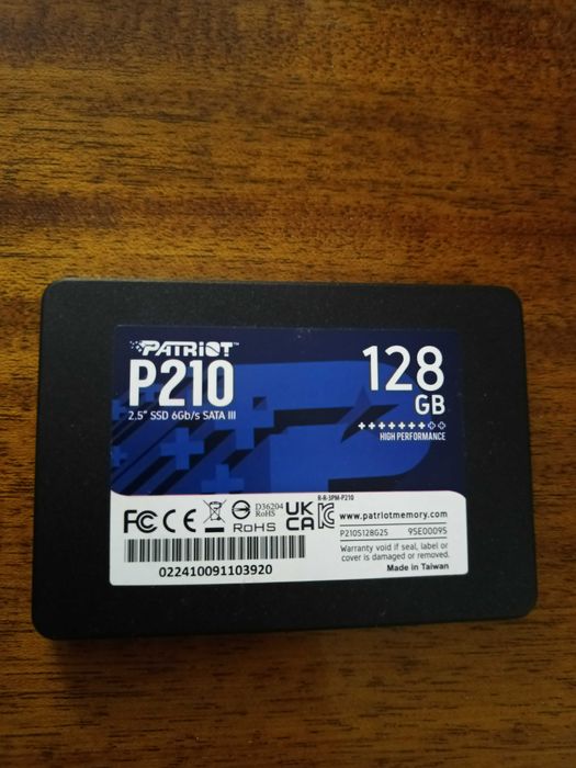 Ssd Patriot sata 3 на 128 гб новий