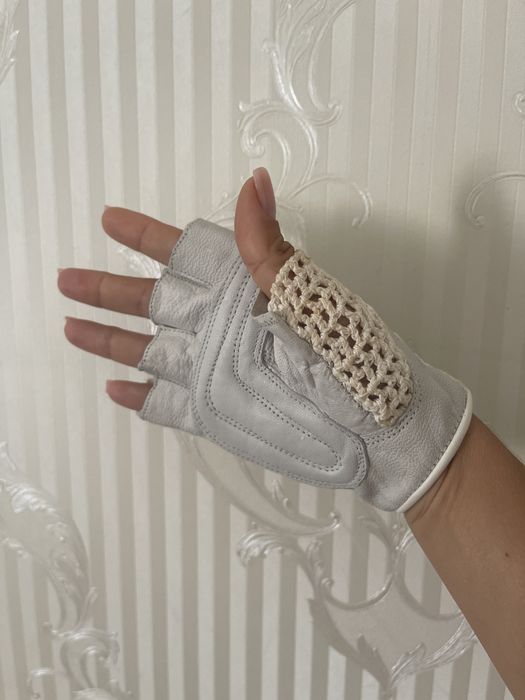 Перчатки без пальцев пальчиків митенки для водителя водительские вело