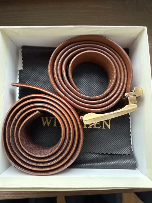 Pasek skórzany +zapasowy pasek wymienny WITTCHEN 100/40skóra naturalna