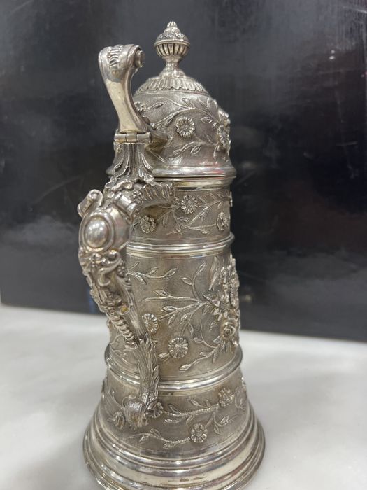 Caneca de Cerveja Italiana Prata