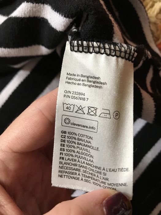 Damska  koszulka hm oversize M grubsza bawelna