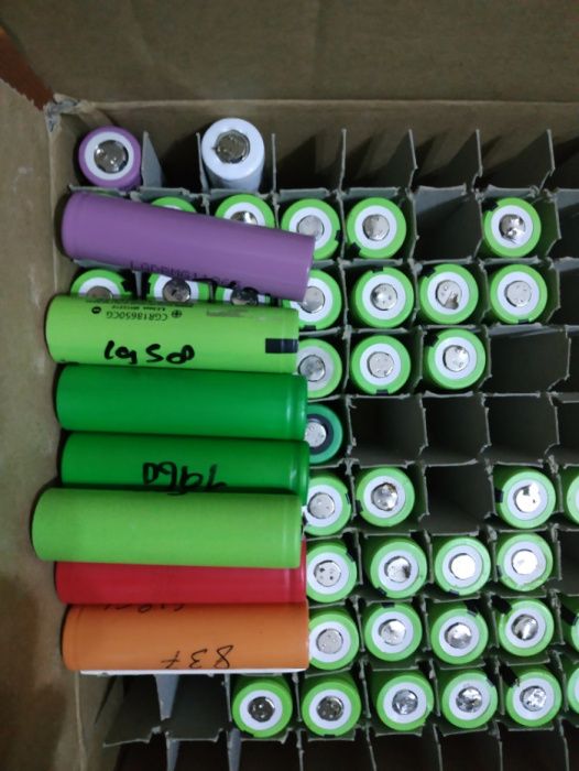 Baterias 18650 3.7v lítio para baterias solares