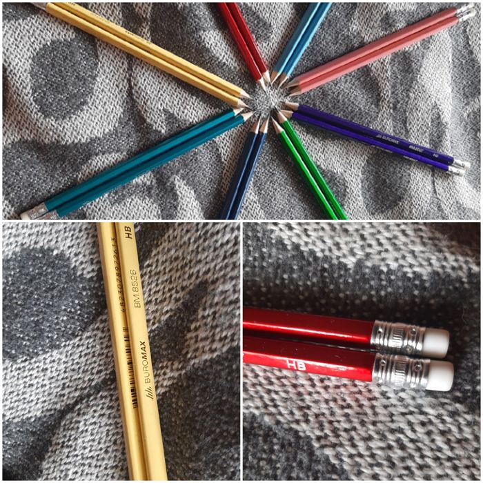 Стикеры, степлер, корректор, карандаши