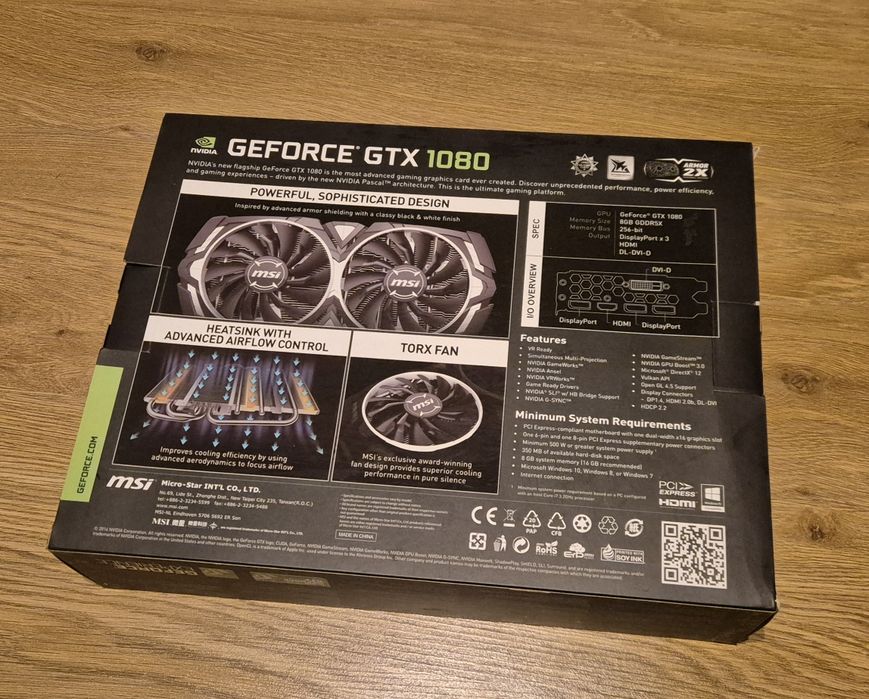 MSI Armor GTX 1080 8GB [Avariada]