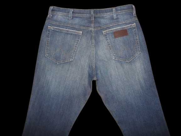 Spodnie dżinsy WRANGLER W34/L30=45/101cm texas jeansy