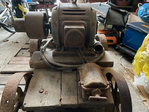 Silnik elektryczny otwarty 7,5 KW sprawny
