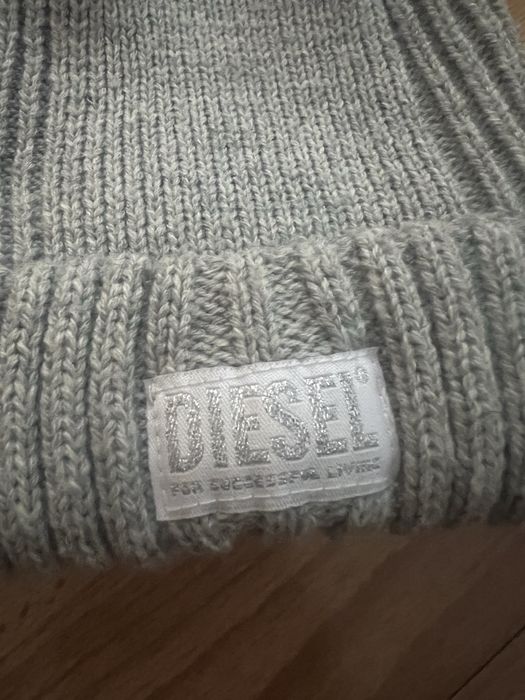 Czapka Diesel  kolor szary