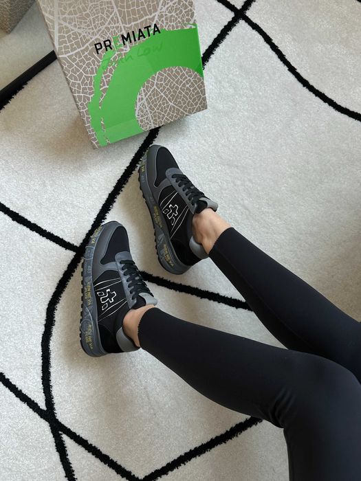 Кросівки Premiata Lander Triple Black/Grey premium