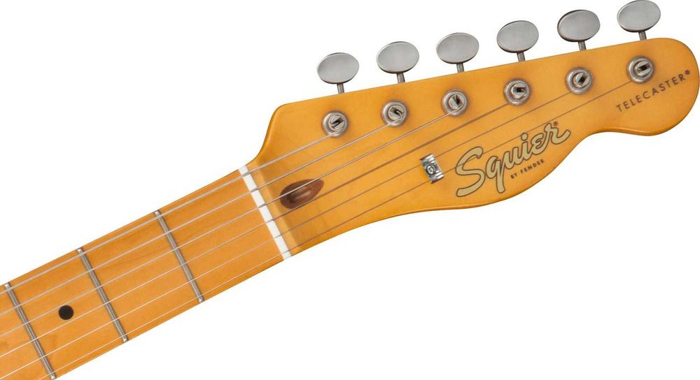 fender sq 40th anni. vintage edition maple fingerboard, black anodized