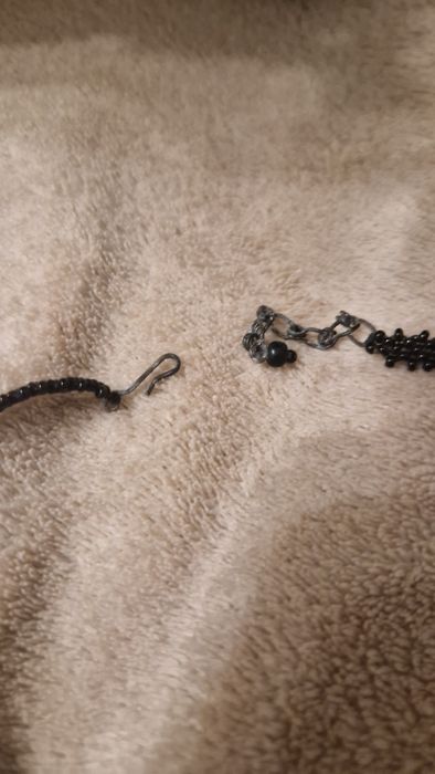 Komplet biżuterii z koralików kolia