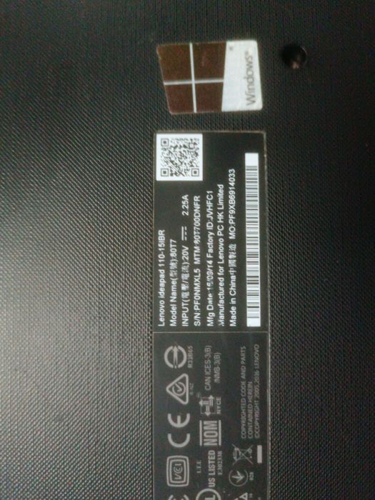 Продам 15,6" lenovo ideapad 110-15IBR