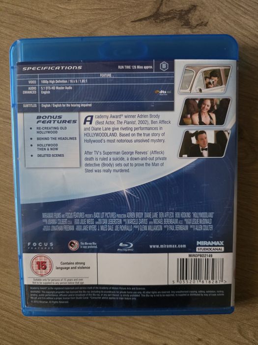 Hollywoodland  blu-ray.