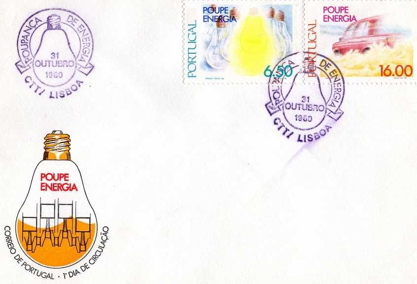 Portugal - 1980out31 = Poupança de Energia