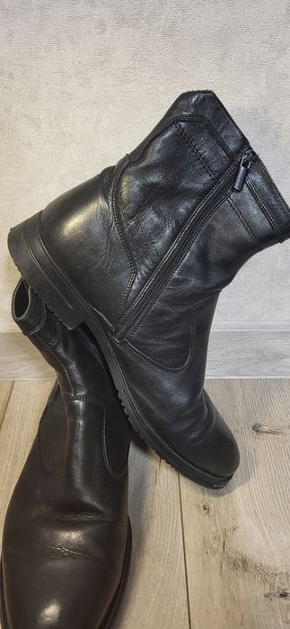 Чоловічи зимові боти шкіряні