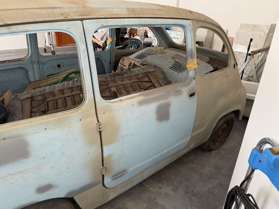 Fiat Multipla 600 classico - Projecto de restauro