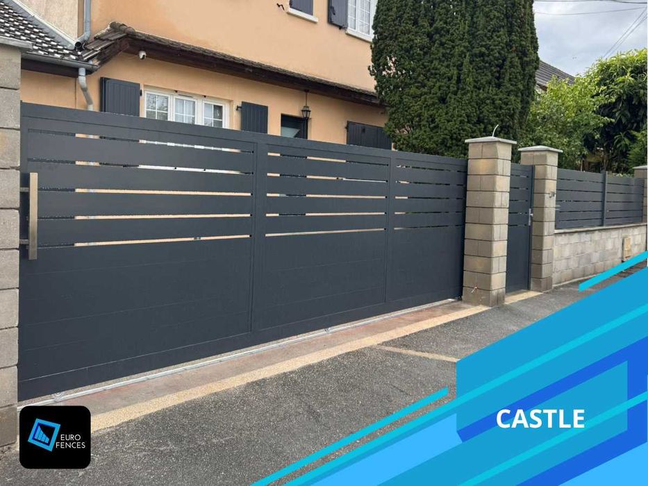 Ogrodzenie aluminiowe Euro Fences - Polski producent - model Castle