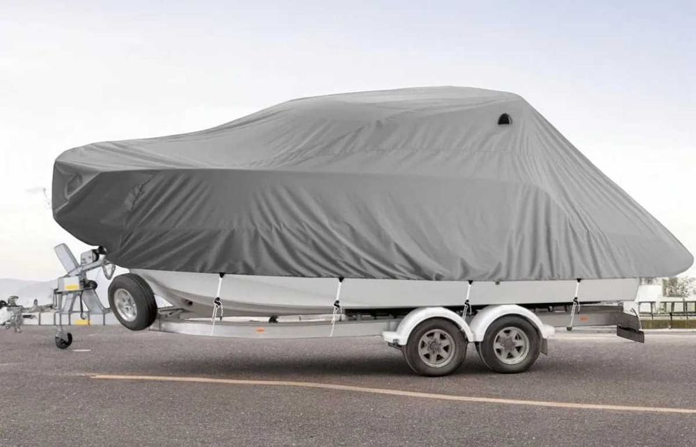 Pokrowiec na łódź do 10m szary