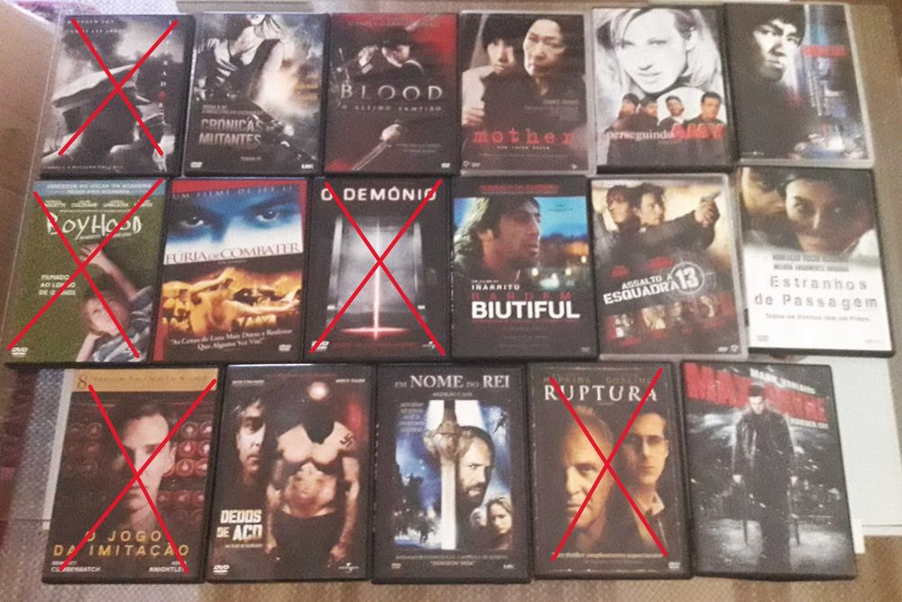 DVD's - Vários - como novos