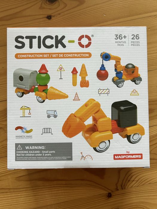 Zabwaka edukqcyjna klocki magnetycznie Stick-O