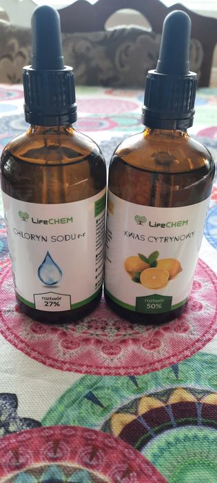 Nowy MMS chloryn sodu 27%  oraz kwas cytrynowy 50%