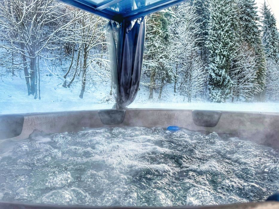 Osada Pod Maliną - Nowy Domek nad Rzeką z Jacuzzi !