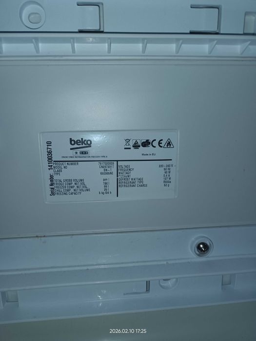 Lodówka Beko AA+ cn237231 no frost