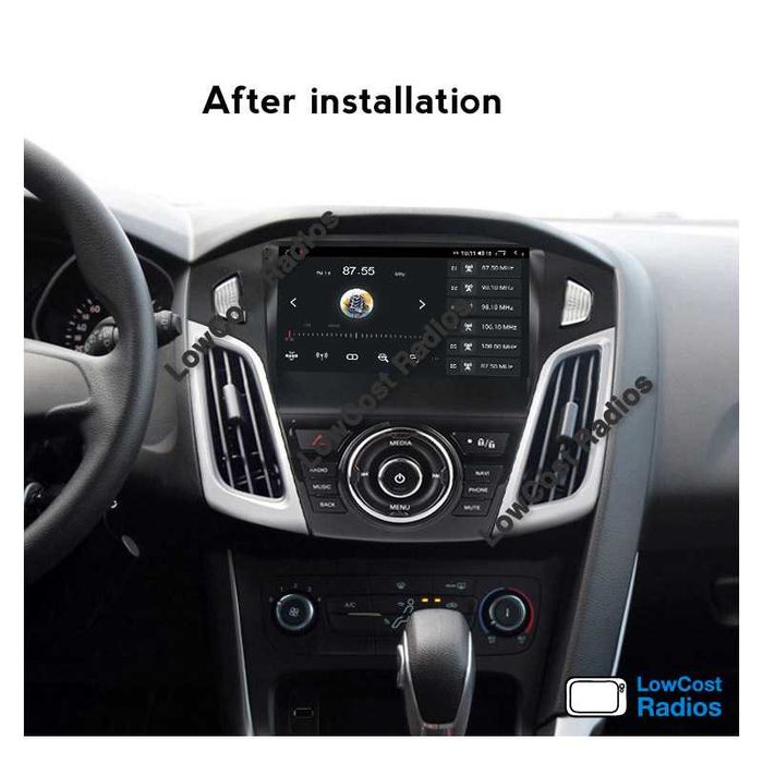 (NOVO) Rádio 2DIN 9" • FORD Focus MK3 (2011 a 2019) • Android 15 GPS