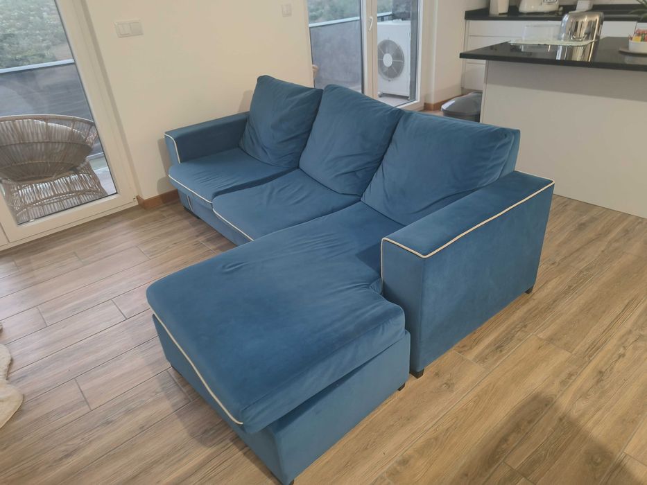 Sofá 3 lugares chaise lounge