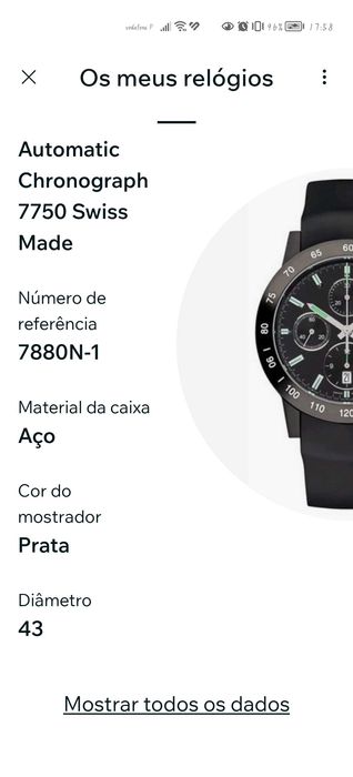 Cronografo automatico Mondia Altanus Master Collection