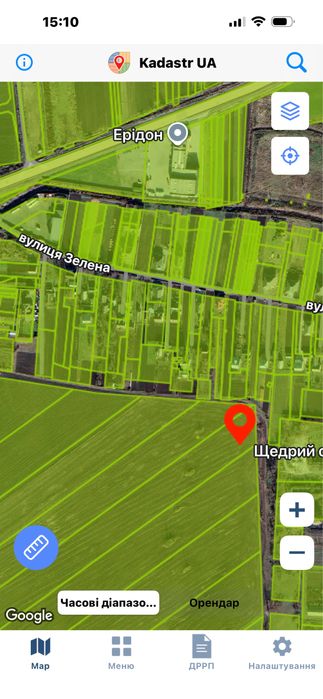 Ділянка під забудову 2.6 га Колоденка