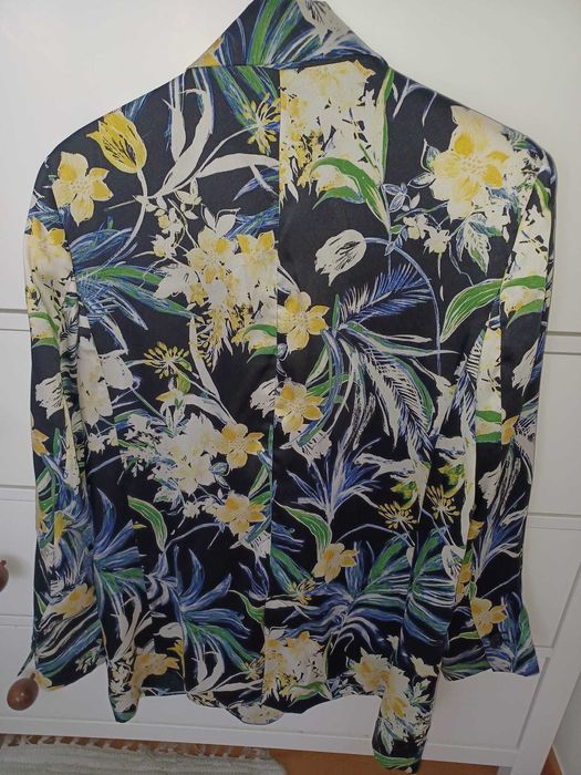 Blazer fluido estampado Zara