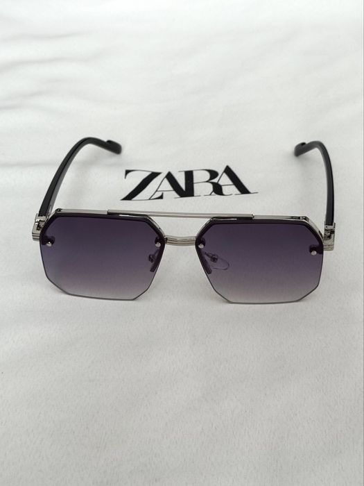 Okulary przeciwsłoneczne męskie metal frame Modern Style Summer Edition ~ Zara Accessories One Size