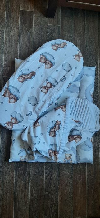 Набір в коляску 3в1 +Пеленальний матрац