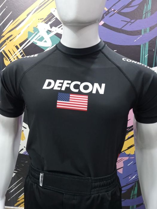 Defcon black MMA Fight shorts set L