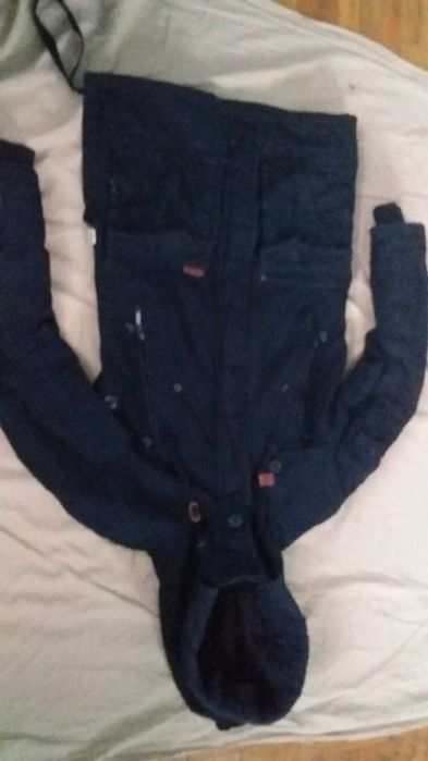 Куртка парка  підліткова,чоловіча-чорна-зима-KHUJO -S