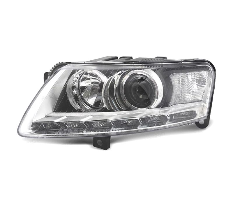 FARÓIS XENON AUDI A6 08-10 DIURNA LED