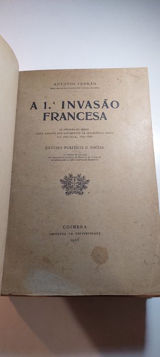 A 1ª Invasão Francesa - António Ferrão (1925)