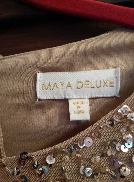 Sukienka Maja Delux taupe