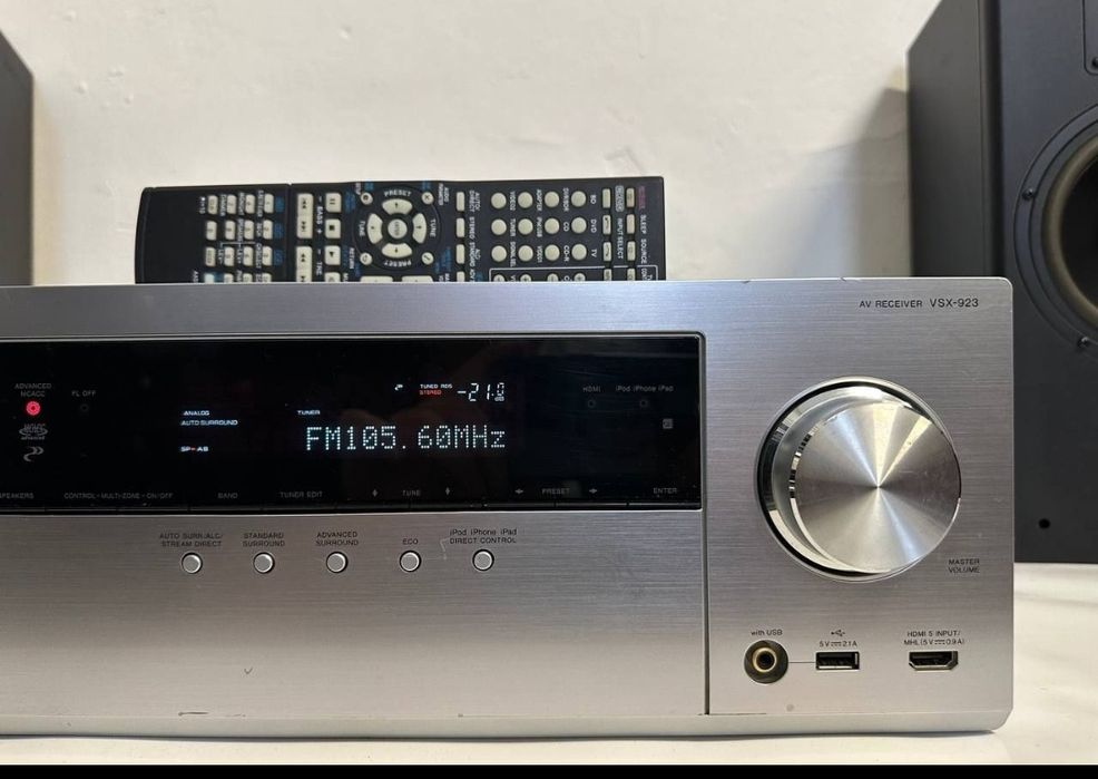 Pilot! 7.1 Amplituner Pioneer VSX-923-S, 7*150 Wat, HDMI, WAV, FLAC, A