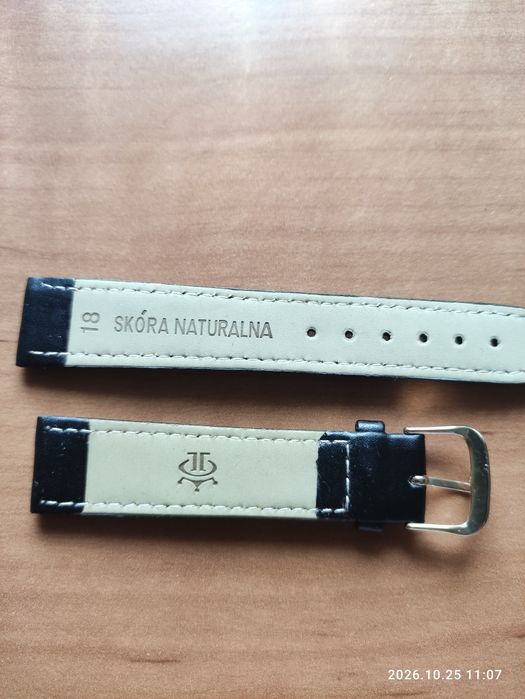 Skórzany pasek do zegarka NOWY