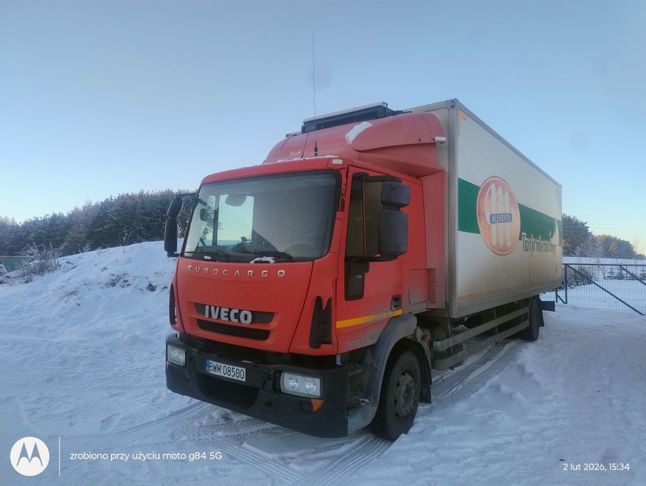 Iveco Eurocargo E25 160  250 km 2010 r . Chłodnia  Zamiana na Busa lu