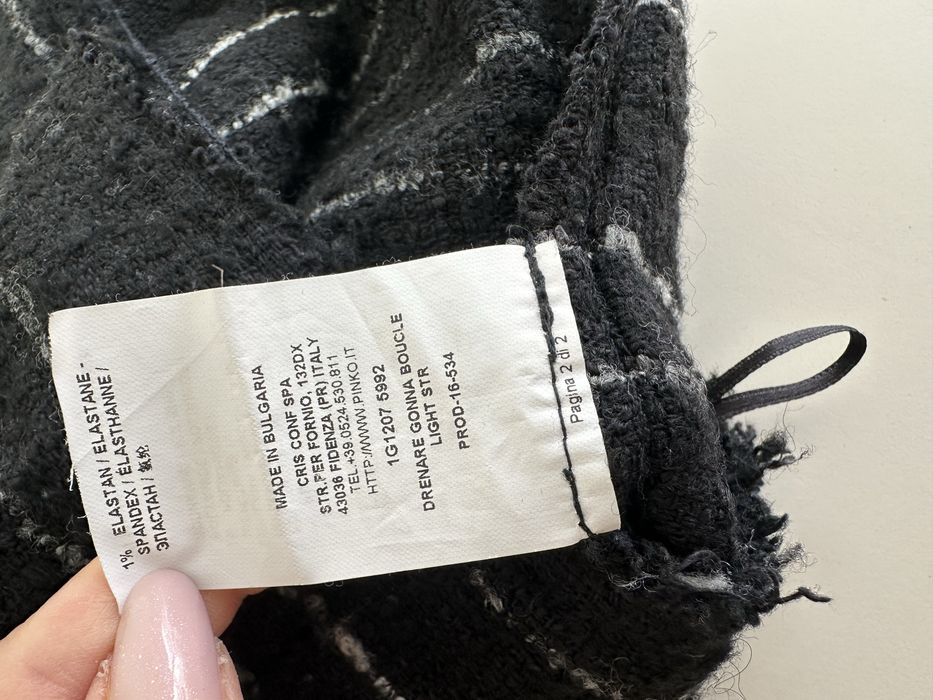 Spódniczka PINKO czarna, rozmiar 40 – bardzo dobry stan