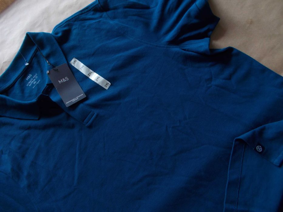 Marks&Spencer Superior Koszulka POLO /krótki rękaw/ 2XL 44/45 cm UK
