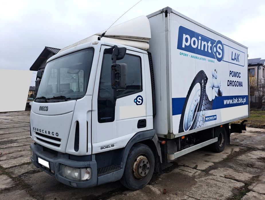 Iveco 75 E-15  Eurocargo, winda, 80EL15,klimatyzacja, serwis mobilny opon