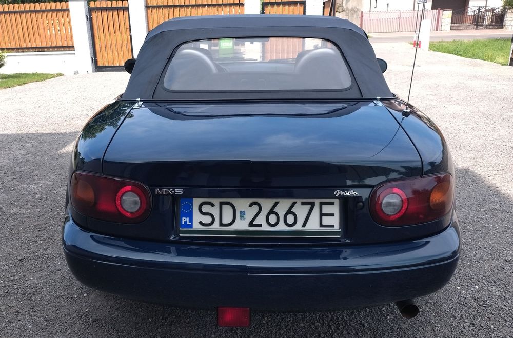 Mazda MX5, wyjątkowo zadbana, rocznik 1996.