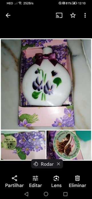 Perfumes e sabonetes