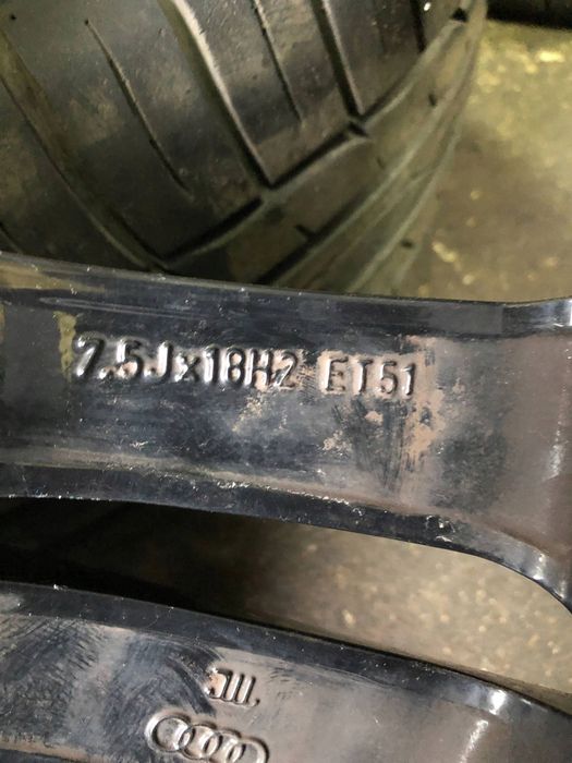 koła felgi do audi a3 8v 5x112 7.5jx18h2 et 51 8v0601025bl 8v0601025aj