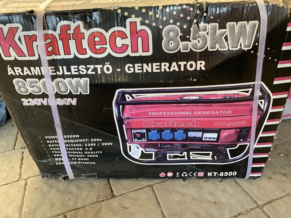 Німецький генератор kraftech kt 8500