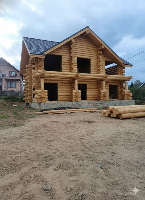 Сруб, будинки, бані, дикарь.